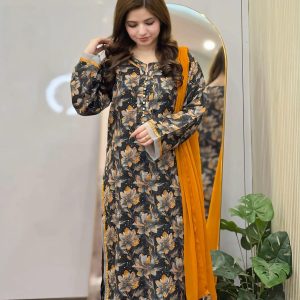 Cotton Readymade Three Piece
