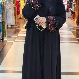 Dubai Cherry Borka with Hijab