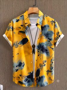 China Micro Fabric Casual Half Sleeve Shirt For Men