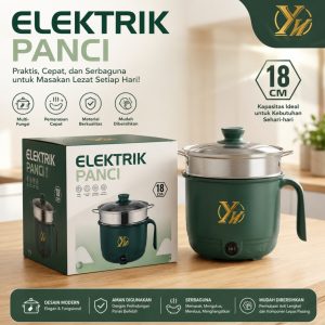 Mini Non-Stick Electric Cooking Pot Rice Cooker