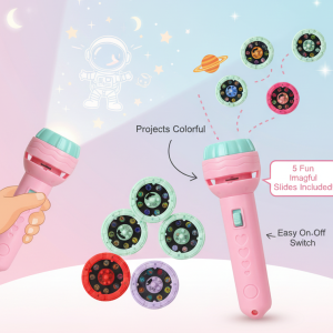 Mini Projector Torch Kids Flashlight 12242