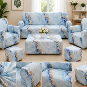 China Print Sofa Cover – Premium Quality 7