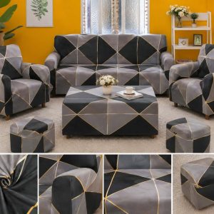 China Print Sofa Cover – Premium Quality 6