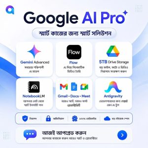 Google One + Gemini Advanced Pro Combo 12 month