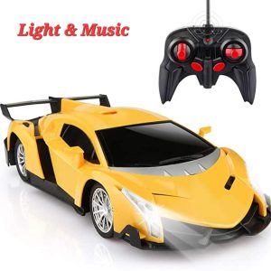 3DLight Lamborghini Music & Lighting Car Rechargeable Remote Control RC Car For Kids Multicolor-1 Piece