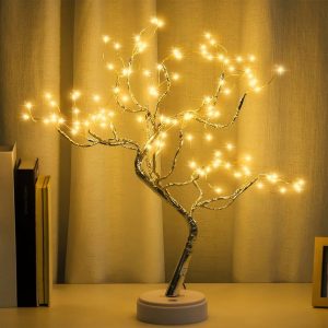 White LED Bonsai Tree Lamp