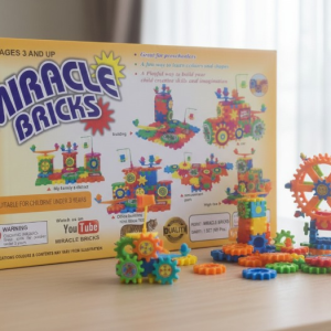 101 Pcs Miracle Bricks Motorized Spinning Gear Building Block Toy Sets 11953