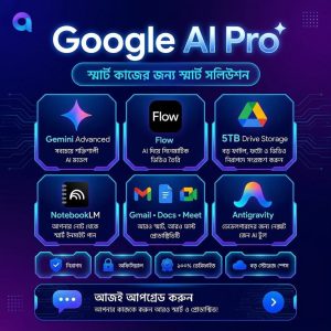 Google One + Gemini Advanced Pro Combo 18 month owner account ( individual 6 person )