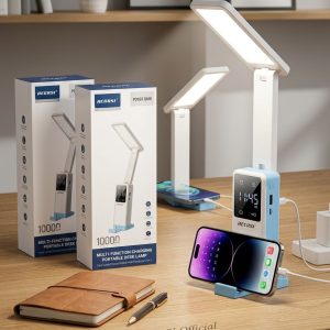RECRSI 3-in-1 Smart Desk Lamp with 10000 mAh Power Bank 13251