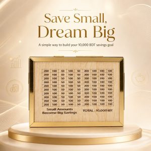 Wooden Money Saving Box (Piggy Bank) 10,000 tk 13287, 13288 ,13286