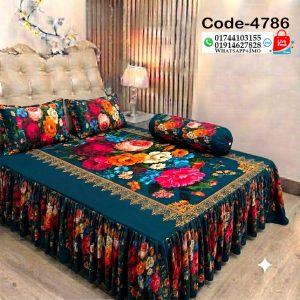 Premium Ruffle Bed Sheet Set 4786