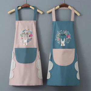 Waterproof And Oil- resistant Apron For Kitchen 8183