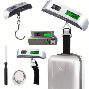 TitlePortable Scale Digital LCD Display 110lb/50kg Electronic Luggage Hanging