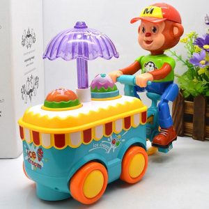 Bump And Go Monkey Ice Cream Toy for Kids 7003