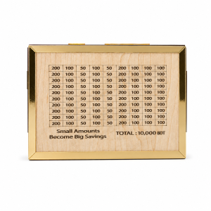Wooden Money Saving Box (Piggy 20000 Taka Seving