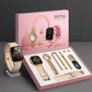 A58 Plus Smartwatch Gift Set