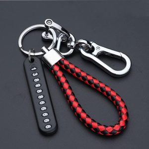 Anti-lost keychain with Mobile Number