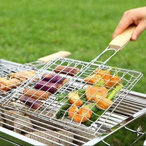 BBQ Grill Net Clip-Silver