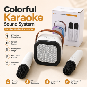 Wireless Portable Speaker With Microphone