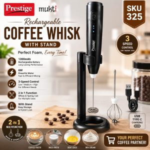 Mukti Rechargeable Coffee Whisk With