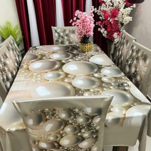 Premium 3D Print Table Cloth Set