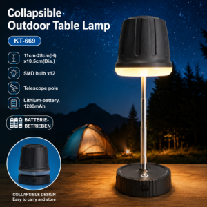 Collapsible Outdoor Table Lamp