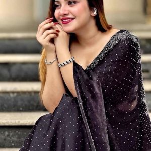 Georgette Sharee with Blouse Piece