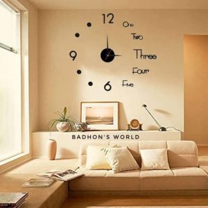 3D wall Clock