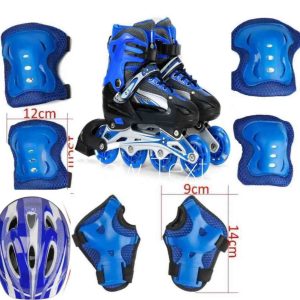 Skating shoe with set