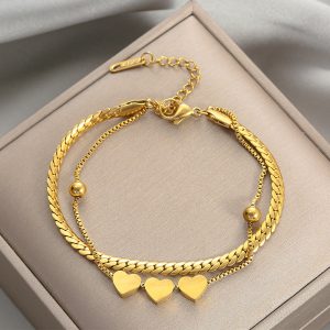 High-end bracelet titanium steel