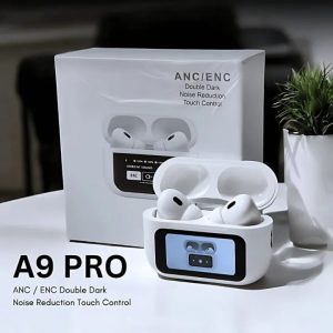 A9 Pro ANC/ENC স্মার্ট ডিসপ্লে ইয়ারবাডস (Smart Display Earbuds)