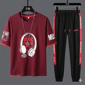 *Half Sleeve T-Shirt & Full Pant combo Set*