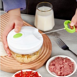 Multifunctional Manual Vegetable Chopper – 500ML