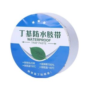 High Temperature Resistance Waterproof Tape Aluminum Foil Thicken Butyl Tape Wall Crack Roof Duct Repair Adhesive Tape