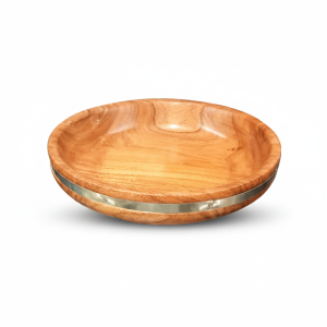 কাঠের প্লেট ধাতব পাতযুক্ত | Premium Wooden Plate