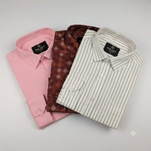 Premium Formal Shirt 3 Pcs Combo 3238