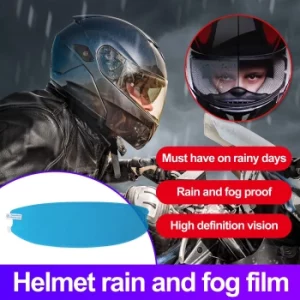Helmet anti-fog sticker