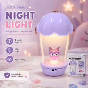 3 in 1 Mini Hot Air Balloon Night Light Desk Lamp With Sharpener 11934