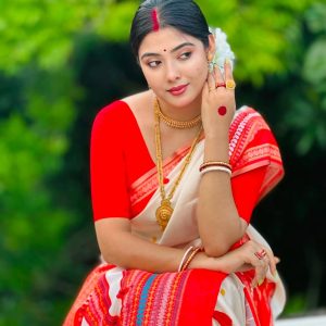 Indian Inspired Assam Silk Saree