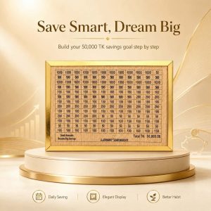 Wooden Money Saving Box (Piggy Bank)