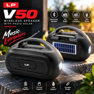 LP-V50 Wireless Bluetooth Speaker with Radio Solar