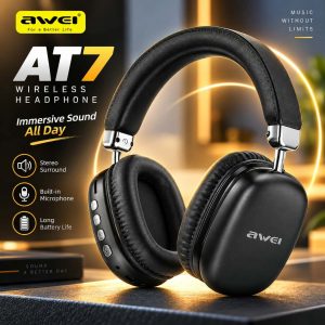 Awei AT7 Wireless Bluetooth 5.4 Headphone