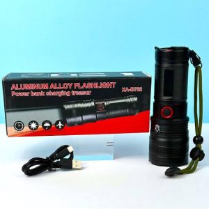 XA-B702 Aluminum Alloy Flashlight | রিচার্জেবল LED টর্চ লাইট