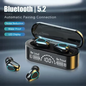 TWS G35 Wireless Bluetooth Earbuds with Power Bank Case & LED Display