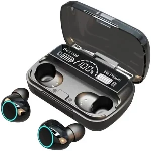 TWS M30 Wireless Bluetooth Gaming Earbuds with Power Bank Case & LED Display