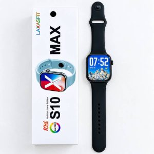 S10 Max Laxasfit Smart Watch 2.29 Inch AMOLED Display NFC Bluetooth Call Wireless Charging