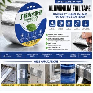 Super Waterproof Aluminium Foil Tape