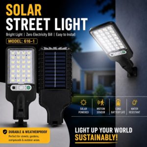 616-1 Remote Control Solar Outdoor Light