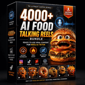 4000+ AI Talking Food Reels Bundle | Amazing Viral Content Pack