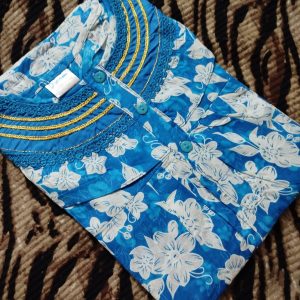 Cotton Maxi Blue